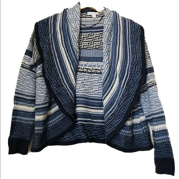 Charter Club Open Shawl collar cardigan Sz MP - Picture 1 of 6